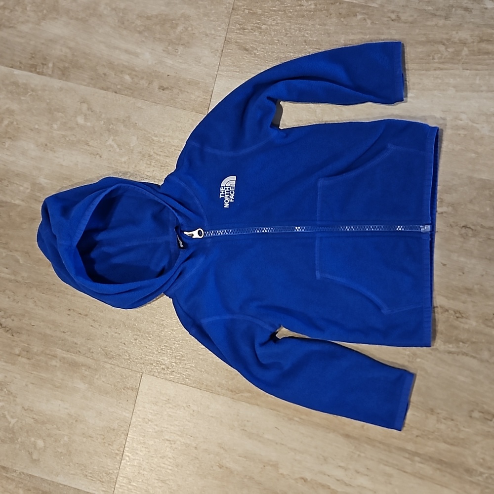 The North FaceKid's Glacier Solid Hooded Fleece Jacket, Size 12-18 mo